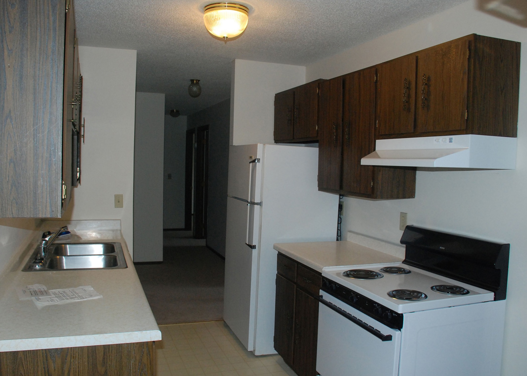 kitchen inside Rent with Olivers rental units