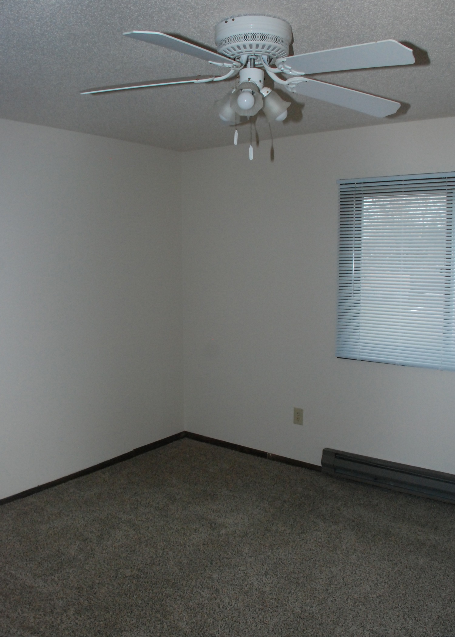 Bedroom in a low income apartment